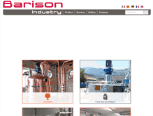 Tablet Screenshot of barisonindustry.com